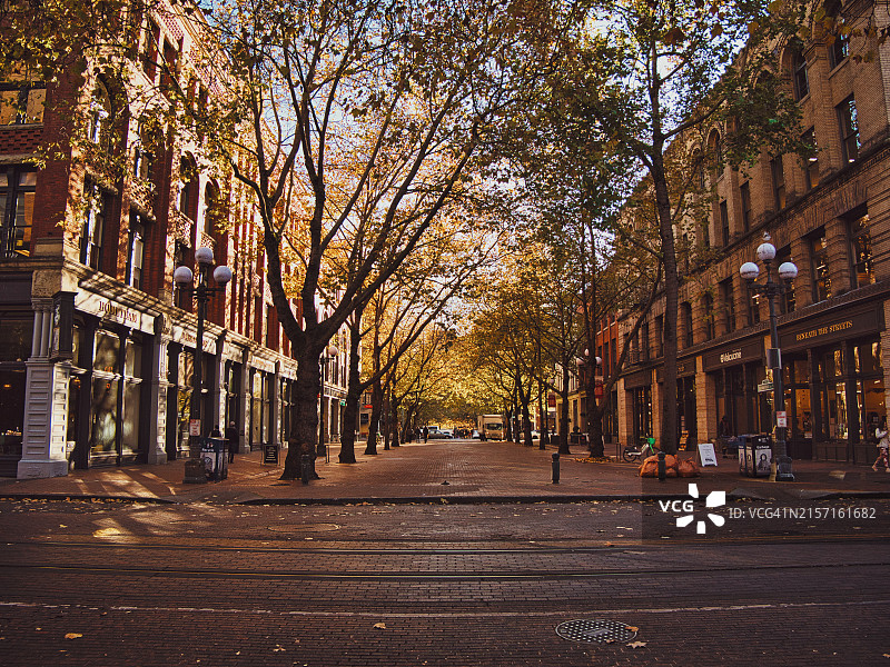 秋季西雅图城市风光图片素材