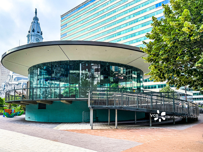 费城中心城区爱情公园游客中心图片素材