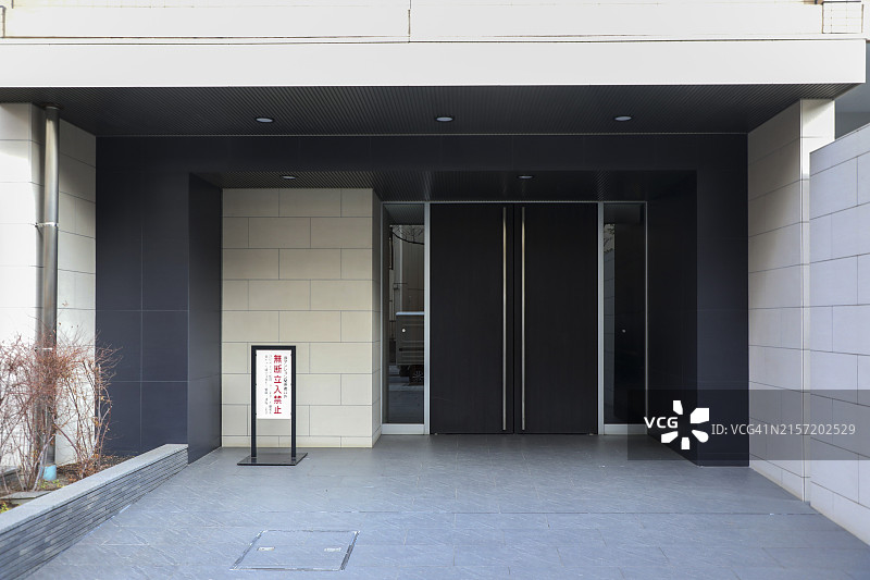 横滨现代建筑入口图片素材