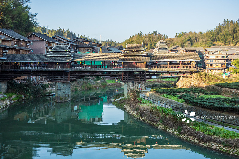 程阳侗族村寨图片素材