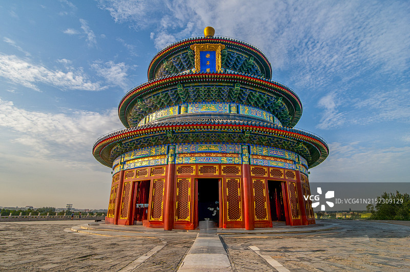 中国北京天坛，联合国教科文组织世界遗产图片素材