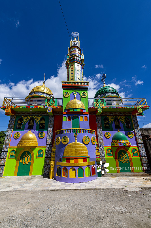 菲律宾棉兰老岛三宝颜伊斯兰清真寺图片素材