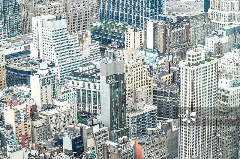 曼哈顿高处景观图片素材