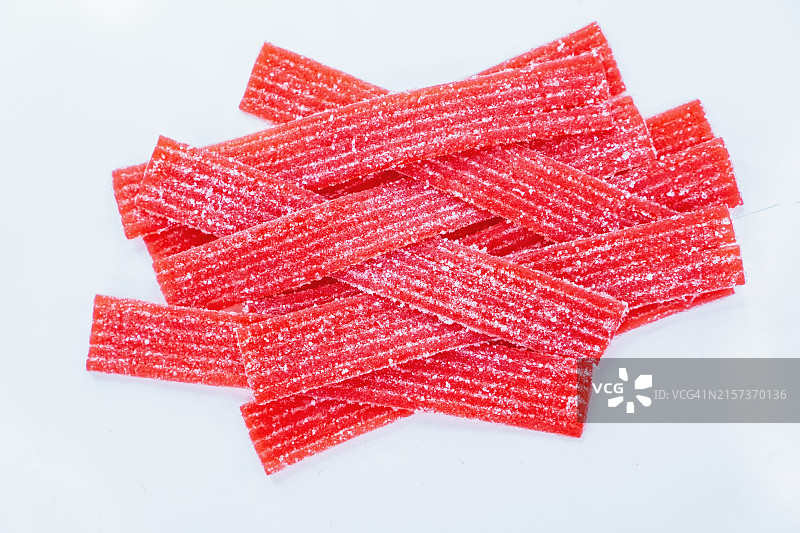 红色酸味软糖图片素材