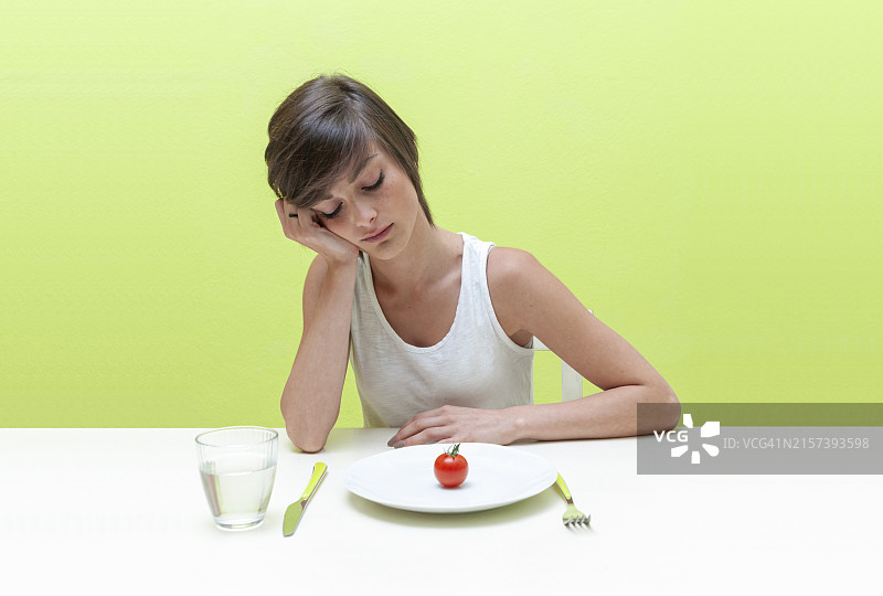 厌食症概念图片素材