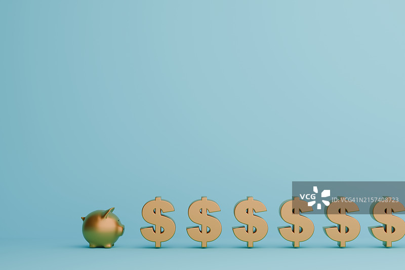储蓄罐追逐美元图标图片素材