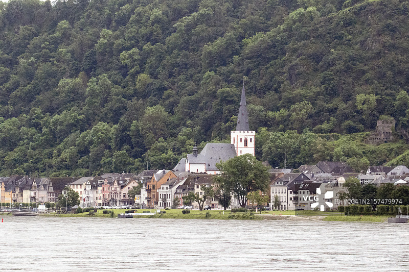 圣戈阿尔和施蒂夫茨基尔希（教堂）村庄图片素材