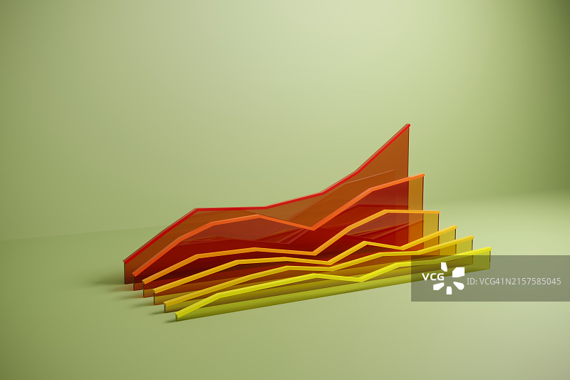 彩色玻璃图表图片素材