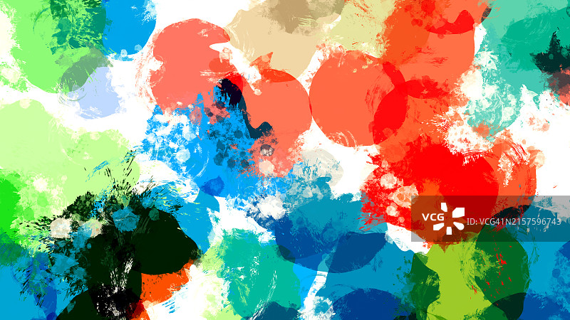 彩色抽象泼墨艺术图片素材