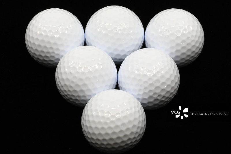 高尔夫球金字塔图片素材