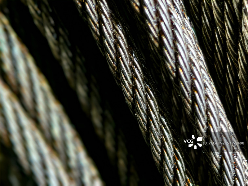 金属绳索图片素材