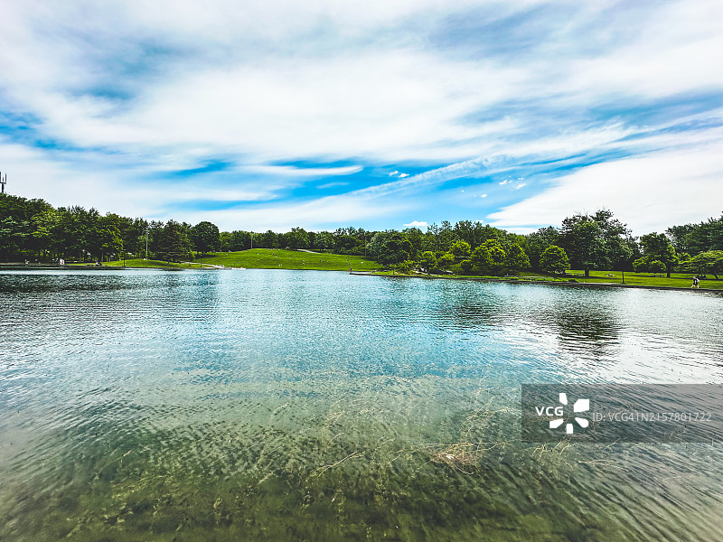 蒙特利尔的海狸湖图片素材