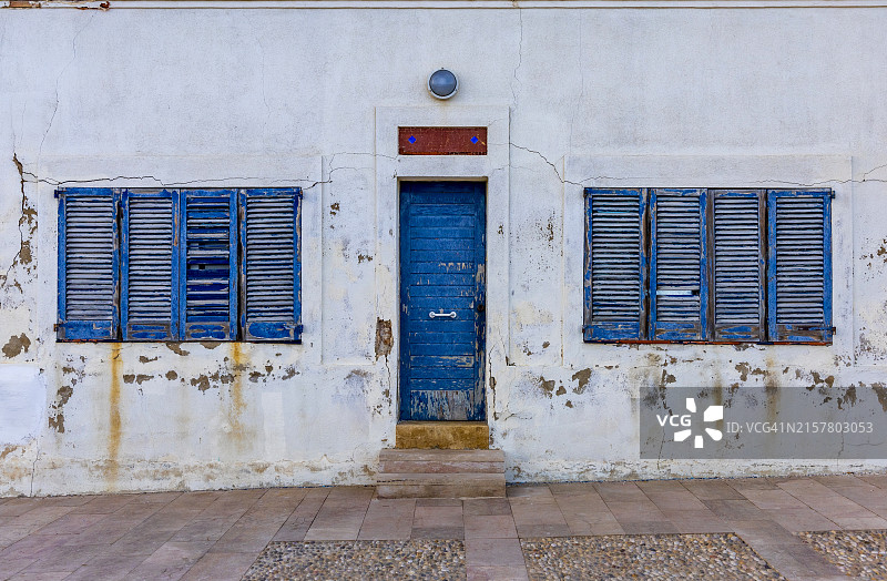 典型的地中海式建筑外观图片素材