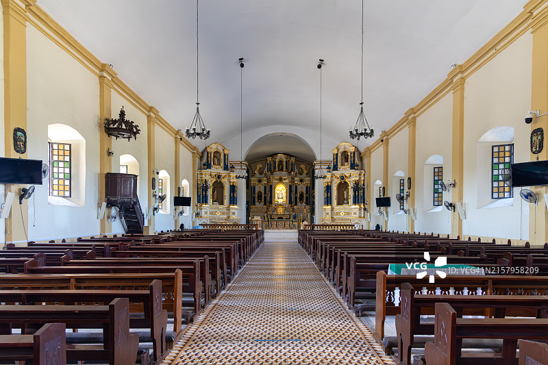 菲律宾伊罗戈斯苏尔省圣玛利亚教堂图片素材