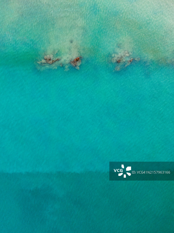 澳大利亚西澳大利亚州布鲁姆的罗巴克湾水面鸟瞰图片素材