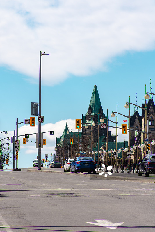 渥太华城市街道图片素材