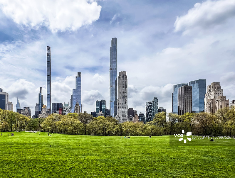 亿万富翁街和中央公园图片素材