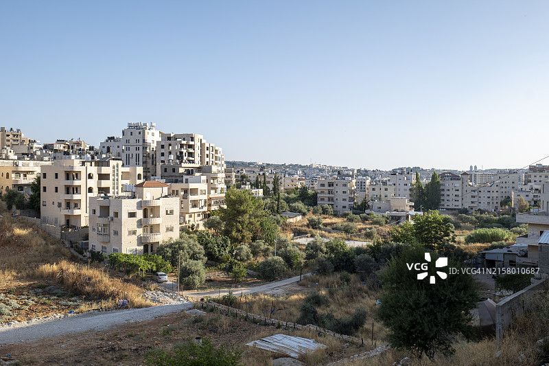 伯利恒工人阶级社区建筑景观（巴勒斯坦西岸）图片素材