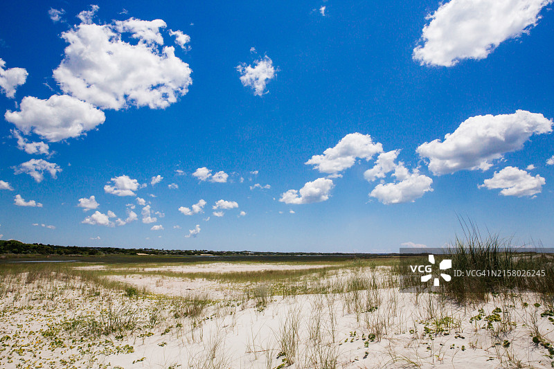 北卡罗来纳州外滩水晶海岸海滩背景图片素材