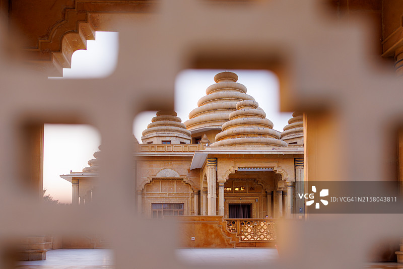 位于阿姆利则的石雕寺庙：拉姆提拉特寺图片素材