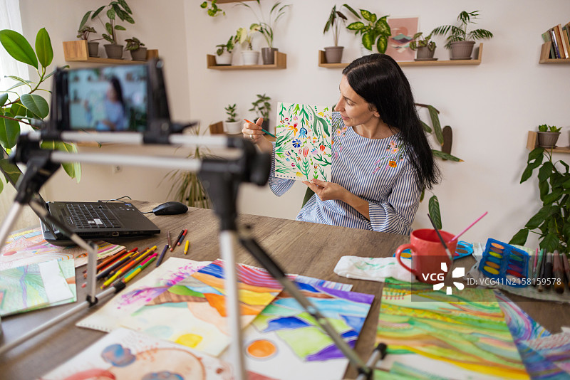 在线艺术指导图片素材