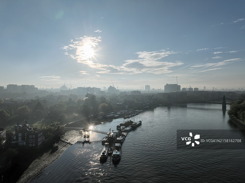 哈默史密斯的泰晤士河图片素材