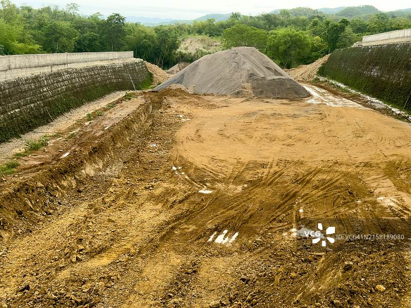 用于建造的山岩表面或背景图片素材