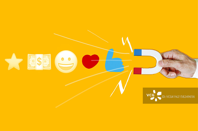 社交媒体影响与营销图片素材