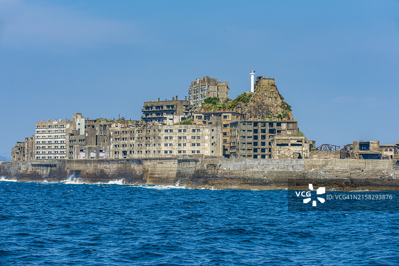 军舰岛（端岛），长崎，九州，日本，亚洲图片素材