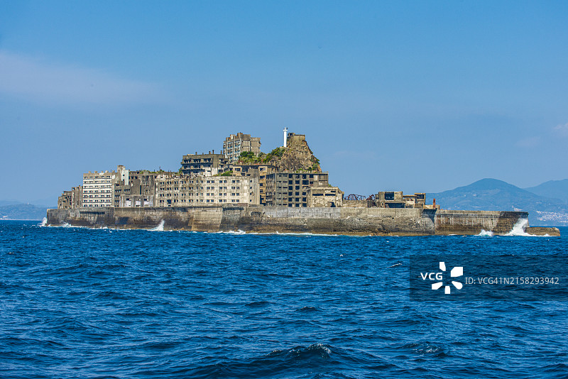 军舰岛（端岛），长崎，九州，日本，亚洲图片素材