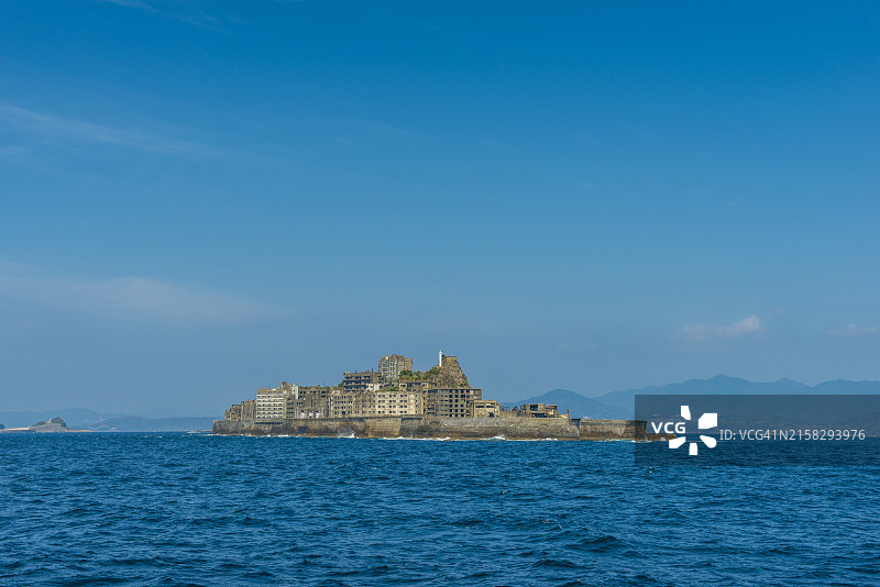 军舰岛（端岛），长崎，九州，日本，亚洲图片素材