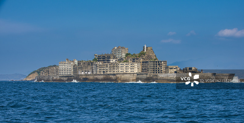 军舰岛（端岛），长崎，九州，日本，亚洲图片素材