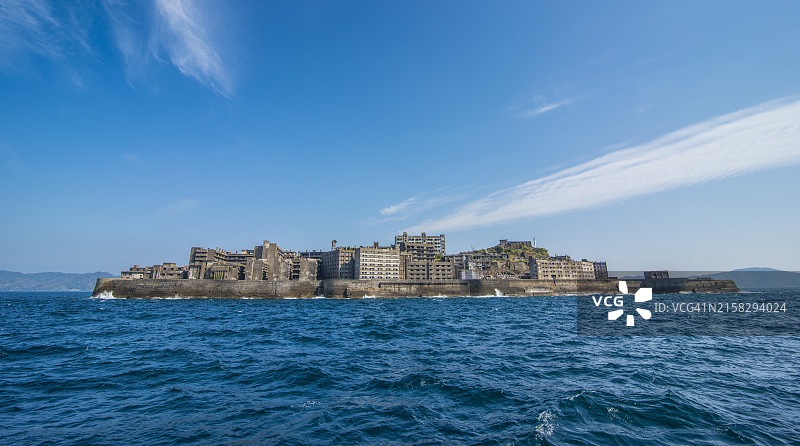 军舰岛（端岛），长崎，九州，日本，亚洲图片素材