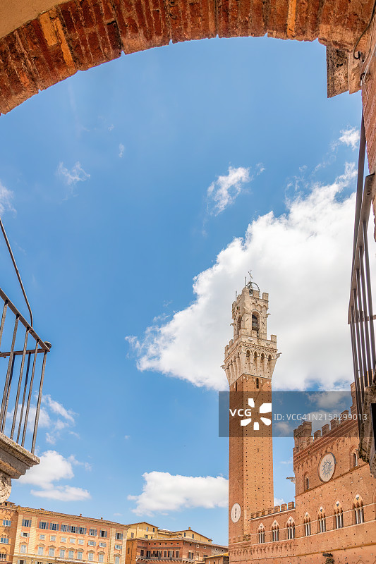 意大利锡耶纳的公共宫殿图片素材