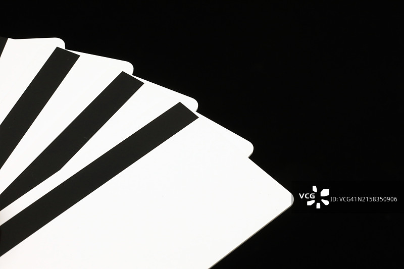 带磁条的EMV卡图片素材