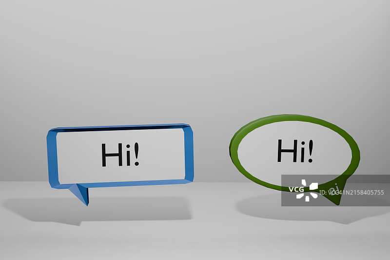 3D语音气泡图片素材
