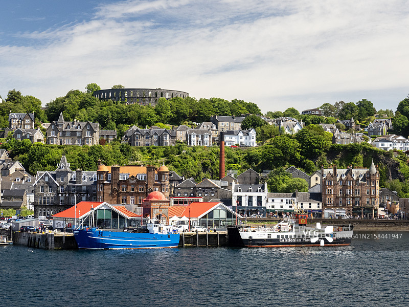 英国苏格兰西海岸的奥本图片素材