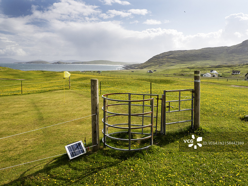 苏格兰巴拉岛马凯尔高尔夫球场图片素材
