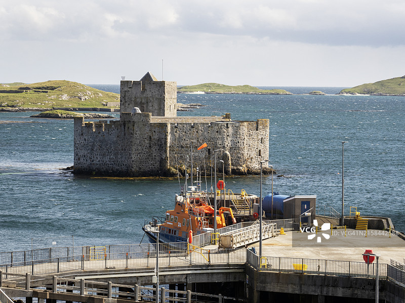 英国苏格兰巴拉岛奇斯穆尔城堡图片素材