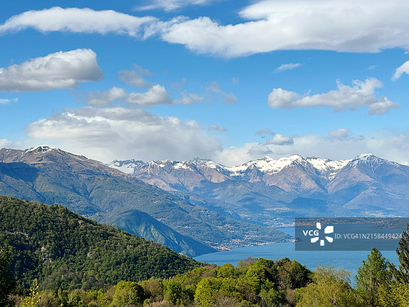 意大利伦巴第贝拉焦山区风光图片素材