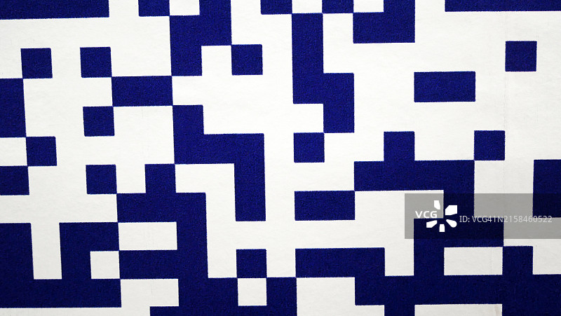 白色纸上印有蓝色几何形状：巴黎宏观照片图片素材