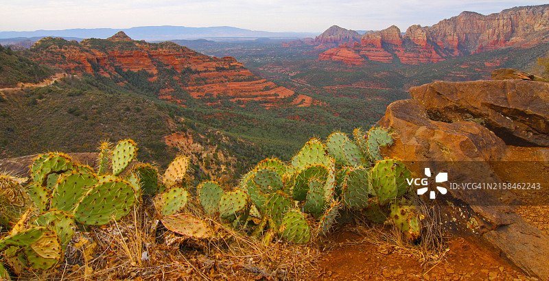 美国亚利桑那州塞多纳的壮丽山景图片素材