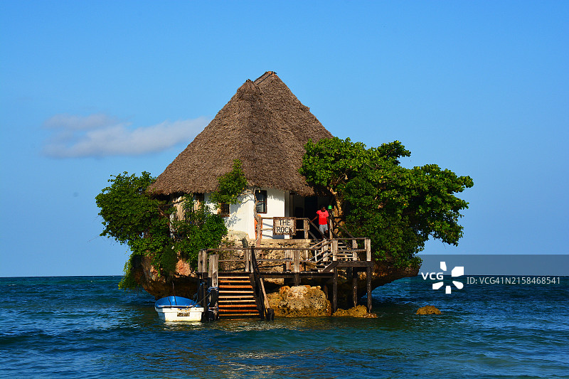 桑给巴尔岩石餐厅图片素材