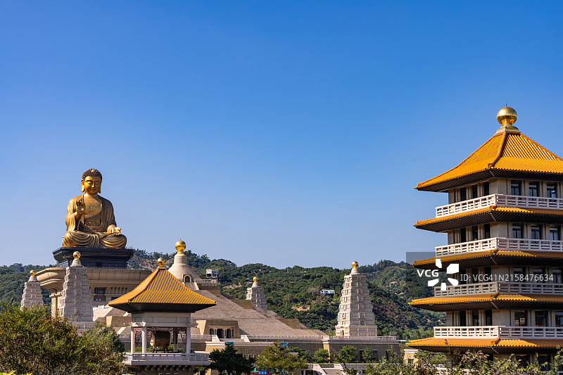中国台湾佛光山佛陀纪念馆：庄严的文化和精神地标图片素材