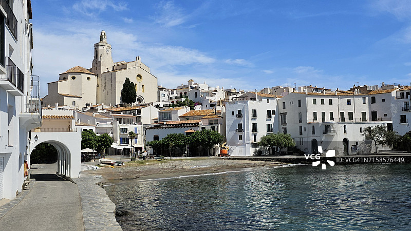 西班牙加泰罗尼亚阿尔特安波尔达卡达克斯图片素材