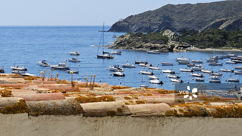 西班牙卡达克斯，布拉瓦海岸，上安波尔达，加泰罗尼亚图片素材