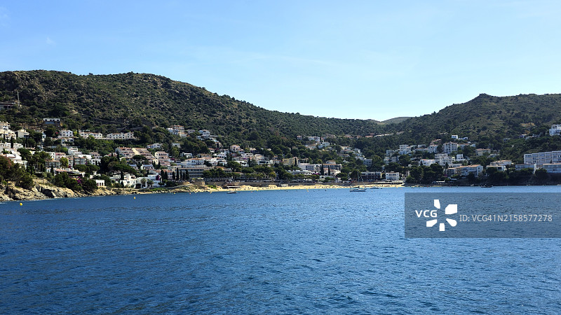 玫瑰湾，阿尔特恩波尔达，加泰罗尼亚，布拉瓦海岸，西班牙图片素材