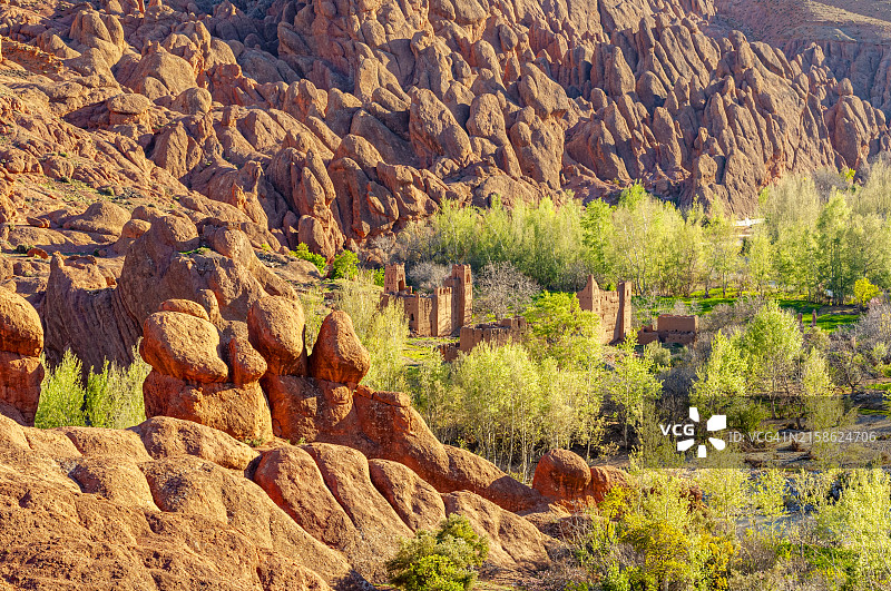 摩洛哥达德斯河谷图片素材