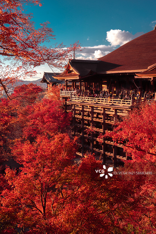 秋季京都清水寺图片素材