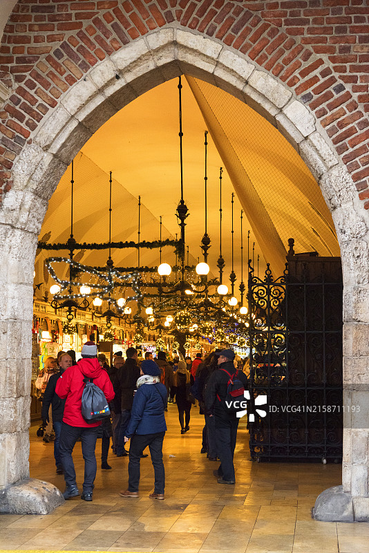 波兰克拉科夫纺织会馆图片素材